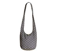 PANASIAM Shoulder bag 'Flower of Life', in black, L