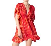 PANASIAM Sunset Robe Mini Tie-Dye - Robe de plage femmes, robe d'été - Loisirs