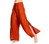 PANASIAM Sunshine Pants Plain, Red Brown, L