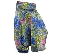 PANASIAM V- Sarouel Harem Pants Imprimé, Offre Spéciale, Édition Limité, Qualité Supérieure, Tissus Naturel très Doux, Couleurs résistantes, Taille S-L