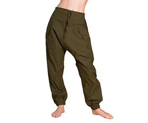PANASIAM Yogi Pants 3 Sarouel Unisexe - Pantalon Décontracté Style Baggy | Pantalon Ample en Coton, Coupe Confortable, Cordon de Serrage & Taille Élastique, 2 Poches, Disponible en 3 Tailles L-XXL
