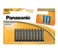 PANASONIC - 10 Piles AAA LR03 Alkaline Power Or G