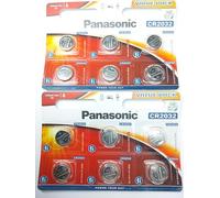 Panasonic 12 X CR2032 Piles au Lithium 3V, DL2032, BR2032, KCR2...
