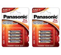 Panasonic Piles Pro Power LR3 (AAA) alcalines 1,5 V 8 pièces (4+4 offertes)