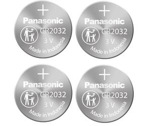 Panasonic 460117 Lot de 4 piles bouton lithium CR2032