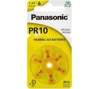 Panasonic 48830 Hearing Aid V10/PR70 (PR10) - pile bouton zinc-air pour appareils auditifs, 1,4 V