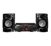 PANASONIC AKX320 - Mini Chaîne Hi-fi compacte - Bluetooth - 450W - Fonction Karaoké, double USB - CD+Radio FM