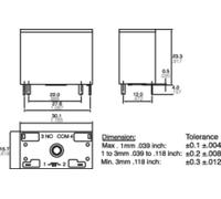 Panasonic ALF1P12 Relais pour circuits imprimés 12 V/DC 25 A 1 NO (T) 1 pc(s)
