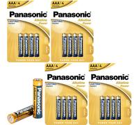 Panasonic Alkaline Power AAA LR03 16 piles longue durée 1.5V