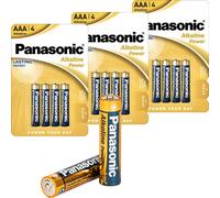 Panasonic Alkaline Power AAA R03 12 piles longue durée anti-fuite