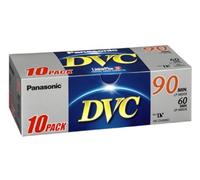 Panasonic AY-DVM60E10B Blister de 10 cassettes Min DV 60 minutes Qualité standard