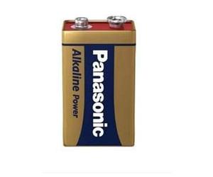 Panasonic Batterie Alkaline Power -9V E-Block 1St. 6LR61APB, 6LR61APB_1BP (E-Block 1St. 6LR61APB, Single-Use Battery, 6LR61, Alkaline, 9 V, 1 pc(s), Black, Gold)