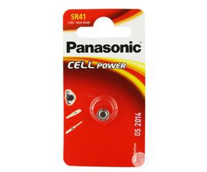 Panasonic Batterie SR41 Silver Oxide 1,55V 1 Pièces