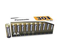 Panasonic Batteries Pile Alcaline Everyday Power, AA mignon LR6, 1.5 V, paquet de 30 dans un Emballage sans Plastique, pour une Énergie Fiable, Alcaline