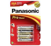 Panasonic Piles alcalines Pro Pack – 4 pièces Taille AAA