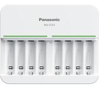 Panasonic BQ-CC63SBA Batterie Rechargeable individuelle Eneloop 8 Positions Chargeur Rapide 5 Heures avec 8 voyants de Charge LED