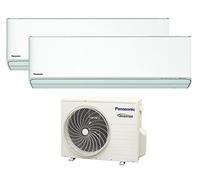 Panasonic - 3s climatiseur panasonic dual split etherea srie z 5+12btu a+++ wifi nanoex r32