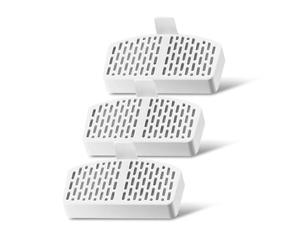 Panasonic CP-JNFT1C Filtres de Remplacement pour Fontaine CP-JNW01-W pour Petit & Moyen Chats & Chiens, Filtre 4 Couches, Filtre à Mailles Coton PET, Charbon Actif, Résine Échangeuse d'Ions, Lot de 3