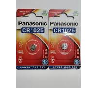 Panasonic CR1025 Lot de 2 piles Lithium 3 v emballées sous Blister