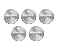 Panasonic cR1220 lot de 5 piles bouton au lithium sous blister