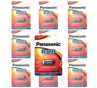 Panasonic CR123A Lot de 10 Piles au Lithium 1450 mAh