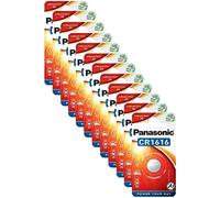 Panasonic CR1616 Lot de 12 piles au lithium 3 V