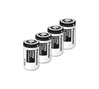 Panasonic CR2 batterie au lithium, Photo Lithium, 3 V Batteries pour mini 25/Mini 50/Mini 50S/Mini 55 Pivi MP-100 & Sp-1- Argenté (lot de 4)