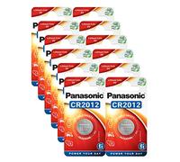 Panasonic CR2012 Lot de 12 piles au lithium 3 V