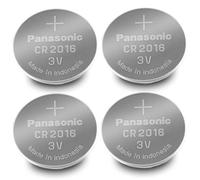 Panasonic CR2016-4 Lot de 4 piles bouton au lithium CR2016 3 V