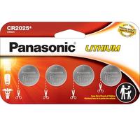 Panasonic Piles bouton CR2025 - Lithium 3 V - Emballage conforme aux normes - Lot de 4