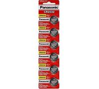 Panasonic CR2032 au Lithium CR - 2032 de 3V Bouton Lot de 6 Batteries Marque Piles (Date d'expiration 2022