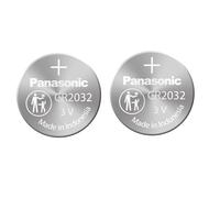 Panasonic CR2032 (Lot de 2), au Lithium, 3 V