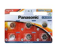 Panasonic CR2032 Lot de 6 piles bouton Lithium 3V Lot de marque