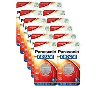 Panasonic CR2430 - Lot de 12 Piles Bouton au Lithium 3 V