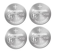 Panasonic CR2450 Lot de 4 piles Lithium 3 v emballées sous Blister