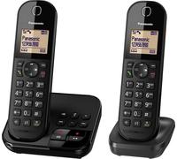Panasonic DECT KX-TGC422, répondeur, faible rayonnement, couleur : noir