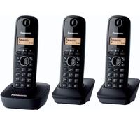 Panasonic Dect Phone Trio KX-TG1613BLH Noir