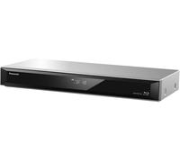 Panasonic DMR-BST765AG Lecteur Blu-ray avec disque dur 500 GB Upscaling 4K, Lecteur CD, audio haute résolution, Tuner DVB-S Twin-HD, Wi-Fi argent