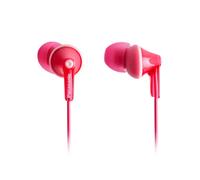 Panasonic Ecouteurs intra-auriculaires RP-HJE125E-P I Aimant neodyme Micro Design ergo fit rose - Version Française