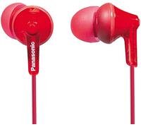 Panasonic Ecouteurs intra-auriculaires RP-HJE125E-R I Aimant neodyme Micro Design ergo fit rouge - Version Française