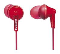 Panasonic Ecouteurs intra-auriculaires RP-HJE125E-R I Aimant neodyme Micro Design ergo fit rouge - Version Française