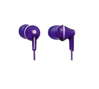Panasonic Ecouteurs intra-auriculaires RP-HJE125E-V I Aimant neodyme Micro Design ergo fit violet - Version Française