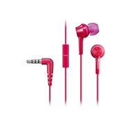 Écouteurs filaire intra-auriculaire, micro, prise jack 3,5mm - rose