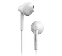 Panasonic Écouteurs intra-auriculaires RP-TCM115E-W – micro, HP 14,3 mm, Ergo Fit, blanc