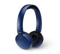 Panasonic Casque audio HF630 – Bluetooth 5.3, Micro intégré, Multipoint, Pivotant, 72 h, USB‑C, Bleu