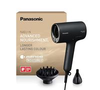 Panasonic EH-NA0J Sèche-Cheveux Nanoe MOISTURE+ Minéral Embout Concentrateur & Diffuseur, if Design Award 2023 Mode Chaud Froid, Soins De la Peau, Du Cuir chevelu et Des pointes,1600 W, Noir