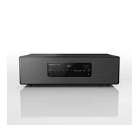 Panasonic Enceinte SCDM504EGK Micro HiFi en Noir (40 W RMS, Digital Dab+, CD, FM, Bluetooth, USB, AUX)