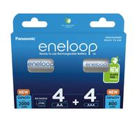 Panasonic Eneloop 4x (AA) 2000mAh + 4x (AAA) 800mAh