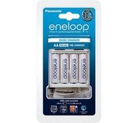 Panasonic Eneloop 52061042 Chargeur USB avec 4 x AA, pour 2/4 piles Ni-MH AA/AAA Blanc G