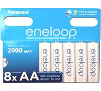 Panasonic eneloop 8er Blister AA Ni-MH Batteries 2000 mAh